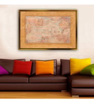 Altın Çerçeveli dekoratif tablo a1719 (Gold)