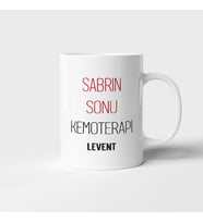 Sabrın Sonu Kemoterapi Baskılı Kişiye Özel Kupa Bardak