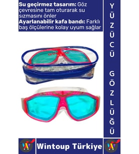 #Gözlük Özel Model Konforlu Sızdırmaz Buğu Önleyen Çok Şık Ayarlanabilir Deniz Havuz Yüzücü Gözlüğü