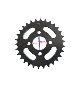 Atv Kanuni Arka Dişli 530-30T İç 44 Mm 4 Delikli Ind Öm