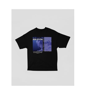 Killua Zoldyck God Speed Yazılı Unisex Oversize Anime Karakter Tişört