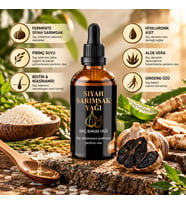 Siyah Sarımsak ve Pirinç Suyu Saç Bakım Serumu 50 ml