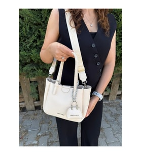 Kadın Orta Boy Ayarlanabilir Askılı Şık El & Omuz Çantası Shoulder Bag (STD)