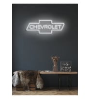 Rent A Carlara Özel CHEVROLET Yazılı Neon Tabela