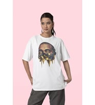 Kanye West Rapper Baskılı Unisex Oversize Rap Tişört