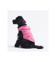 Pawstar Kedi ve KÜÇÜK Köpek T-Shirt Pink Style Hooded Kapşonlu S Sırt24cm Göğüs37cm Boyun23cm