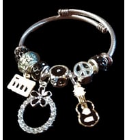 THİNBLACK ÇELİK CHARM BİLEKLİK