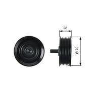 GATES T36410 Alternator Gergi Bilyasi 2528727060