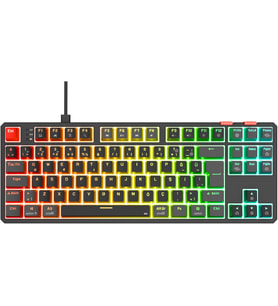 Type-C Bağlantılı OUTEMU Red Swich Q Mekanik Gaming Oyuncu Klavye RGB