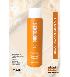 W-Lab Kozmetik Yumuşatıcı Nemlendirici Ve Besleyici Saç Kremi 400 Ml