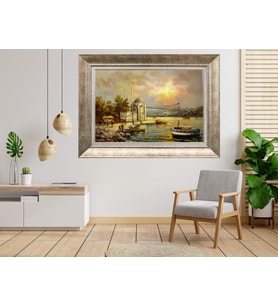 Gümüş Çerçeveli dekoratif Tablo as844