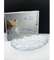 Paşabahçe 10717 Tabak Oval Estrella (Şeffaf)