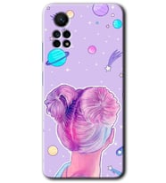 Redmi Note 12 Pro 4G Kılıf HD Desen Baskılı Kılıf - Uzaylı Kız