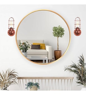 RİOLİGHT RETRO VİNTAGE BAKIR PATİNE KAFES  METAL DUVAR APLİK NOT:1 ADET FİYATIDIR. 