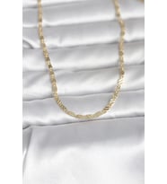Mey İthalat® CM 14K Renk Çizgi Lazer Model 60 cm Kadın Kolye
