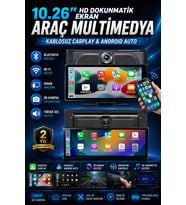 CarPlay ve Android Auto Destekli Araç Ekranı