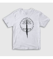 Presmono Unisex Çocuk Beyaz Narsil Yüzüklerin Efendisi The Lord Of The Rings T-Shirt 252931tt (Beyaz)