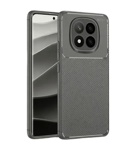Redmi Note 14 Pro Plus Kılıf Auto Focus Karbon Kapak - Gri