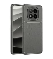 Redmi Note 14 Pro Plus Kılıf Auto Focus Karbon Kapak - Gri