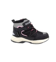Beyaz (Prego) Waterproof Termo Kaymaz Taban Cırtlı Kız Çocuk Bot SİYAH PEMBE