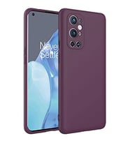 Coverzone One Plus 9 Pro ?le Uyumlu K?l?f Z-Mara Lansman Vieri Tam Koruma Arka Kapak Kamera Koruma �?k?nt?l? P�r�zs�z Y�zey Mor