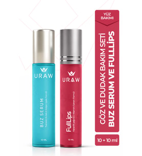 Göz ve Dudak Bakım Seti Buz Serum ve Full Lips
