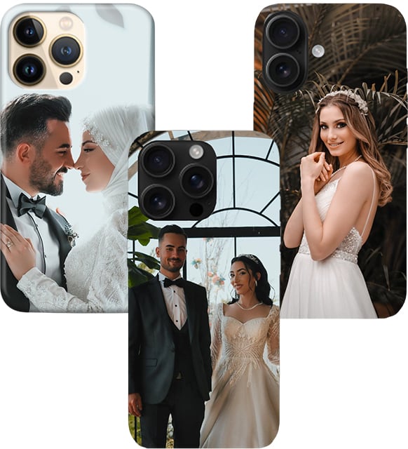 iPhone 6 6S 7 8 11 12 13 14 15 16 17 Pro Max Plus Mini (Tüm Iphone Modelleri) Kişiye Özel Resimli Fotoğraflı Kılıf