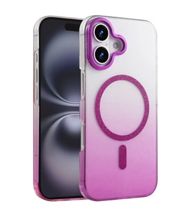 Newface Apple iPhone 16 Plus Glossy Magsafe Kapak - Mor