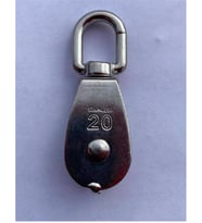 PASLANMAZ KROM TEKLİ MAKARA 20mm