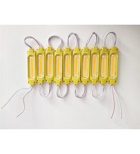 Replax Parmak Cob Led Sarı 24 Volt Su Geçirmez 10,lu 3m Bantlı Kesilebilir 0409977