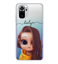 Xiaomi Red hair Tasarımlı Şeffaf Telefon Kılıfı