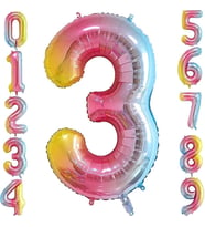 Gitti 3 Rakam 32 inc 80 cm Gokkusagı Folyo Balon