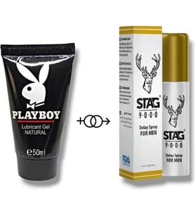 Kayganlaştırıcı Jel 50 Ml + Stag Gecìktìrìcì Sprey