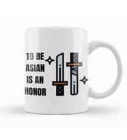 TO BE ASIAN IS AN HONOR Stop Asian Hate Kupa Bardak Porselen