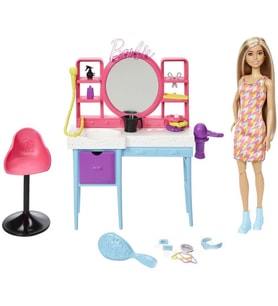 Barbie Muhteşem Kuaför Salonu HKV00 Lisanslı Ürün (Karışık)