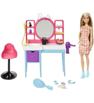 Barbie Muhteşem Kuaför Salonu HKV00 Lisanslı Ürün (Karışık)