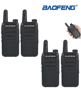 4 Adet CY Boafeng Bf-r5 Lisansız El Telsizi Baofeng BF-R5 mini telsiz telsiz KDC1 5W (kulaklık dahil değildir.)