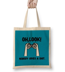 Sarcasm Funny Comment Quotes Gift - Sarcastic Women And Men Humorous Saying Bez Çanta Uzun Saplı