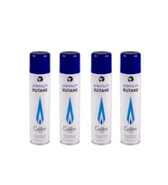 Colibri Premium Gazlı ve Pürmüzlü Çakmaklar İçin Bütan Gaz 4'lü Paket (Karışık)