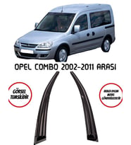 Opel Combo Cam Rüzgarlığı 2li 2002-2011 Arası (Siyah)