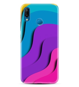Huawei P20 Lite Mate 10 20 Lite Pro P40 Lite KılıfDesemli Silikon Renk Cümbüşü 1631