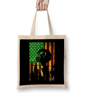 Gas Mask Series - American Greed Bez Çanta Uzun Saplı