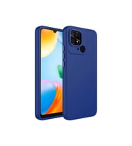 Xiaomi Redmi 10C Uyumlu Kılıf Metal Çerçeve ve Buton Tasarımlı Silikon Zore Luna Kapak