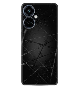 Camon 19 Pro Kılıf Silikon Desen Özel Seri Dikenli Tel 1779