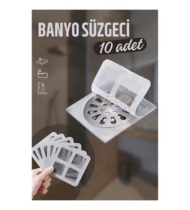 ModaCar Banyo Gider Süzgeci 10 ADET