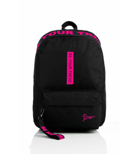 Laptop Bölmeli Okul Çantası Be Your Trend Siyah Pembe 1140