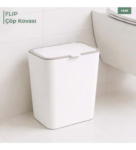FLIP ÇÖP KOVASI BEYAZ-100183