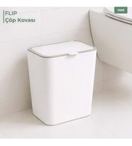 FLIP ÇÖP KOVASI BEYAZ-100183