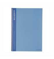 Morning Glory 5000 Trendy Çizgili Defter 25,6x18,4 cm Mavi 10250-84484
