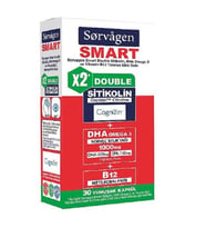 Sorvagen Smart Double Sitikolin Dha Omega 3 ve B12 30 Kapsül